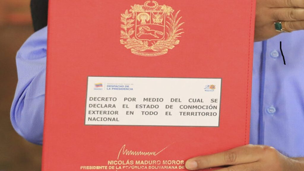 “El estado de conmoción exterior una facultad plena del presidente para garantizar la seguridad de la nación, de los ciudadanos y sus instituciones ante la inminencia de una agresión o guerra de una nación o potencia extranjera”